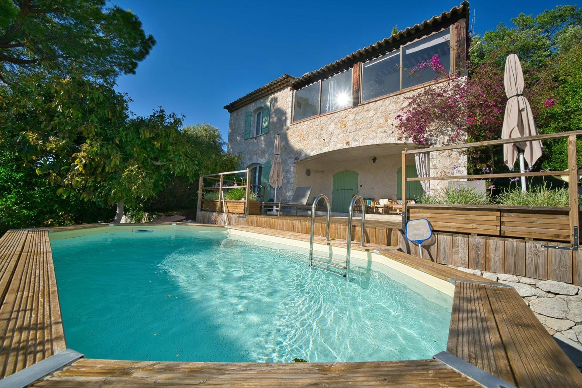 06Q - Biot Beautiful Provencal Villa With Swimming Pool Exterior foto